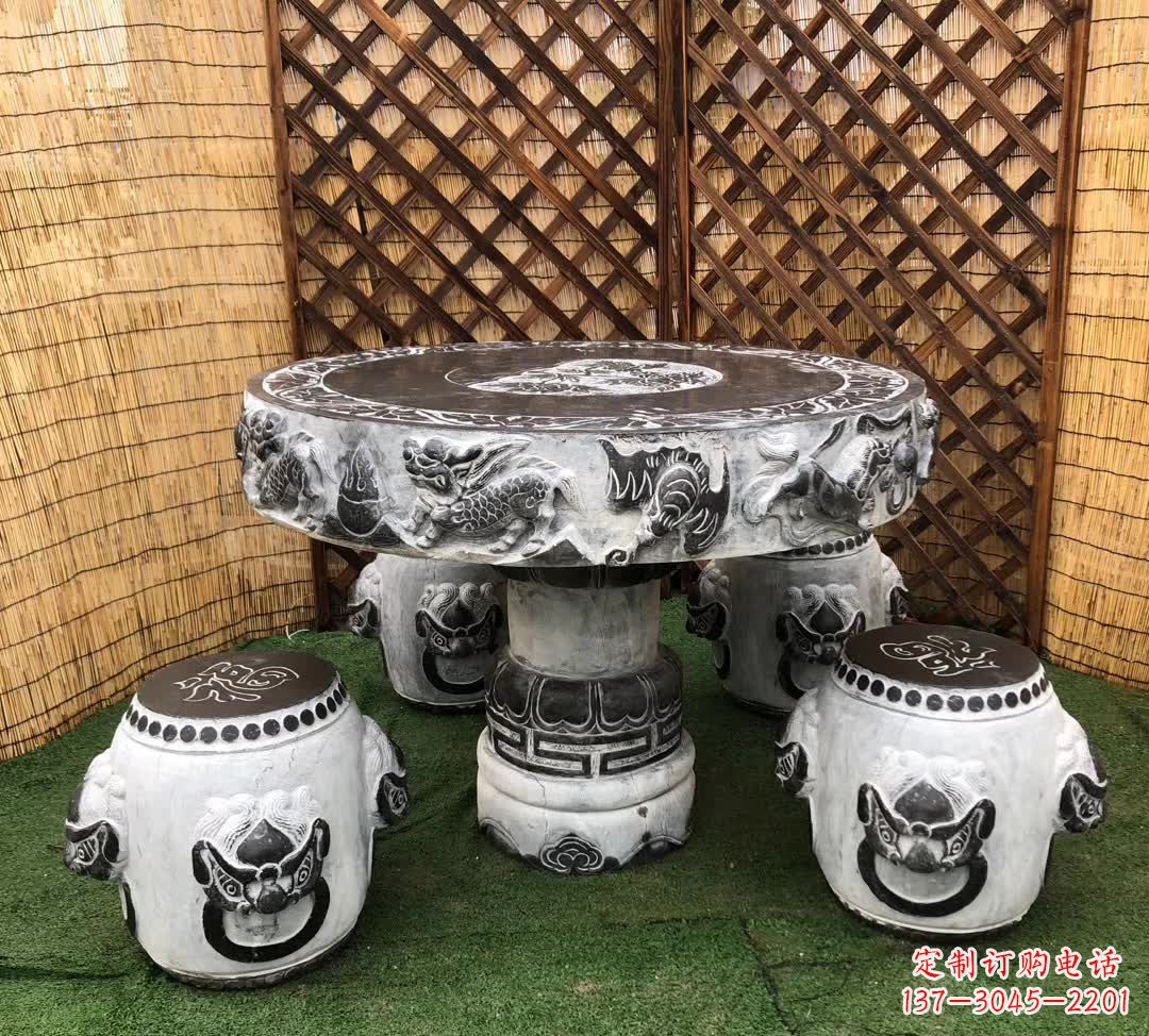 鹤壁小区休闲创意石桌凳