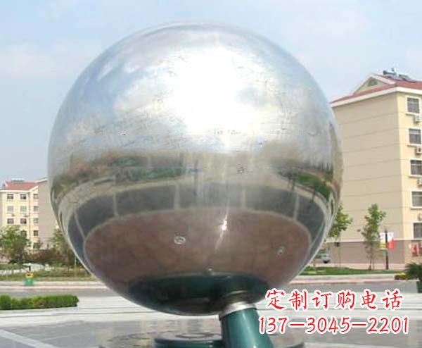鹤壁校园不锈钢抽象地球仪雕塑