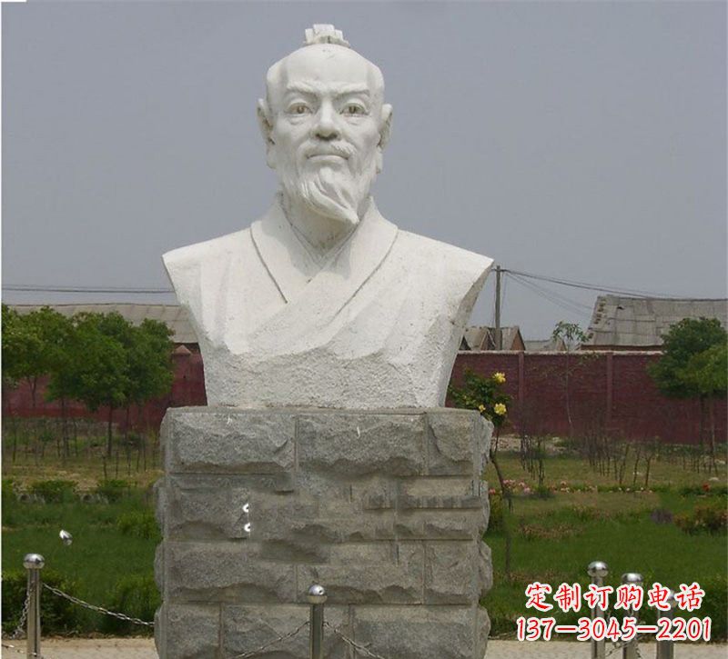 鹤壁校园大理石张衡雕塑
