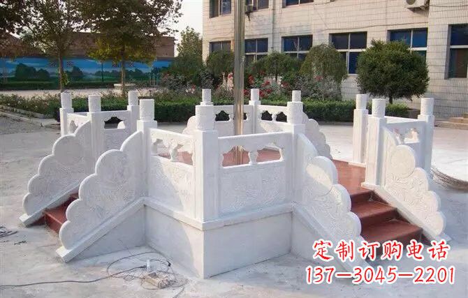 鹤壁校园汉白玉升旗台