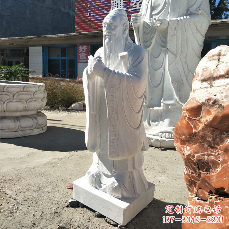 鹤壁校园孔子像雕塑