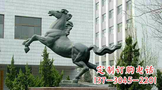 鹤壁校园龙马精神铜雕