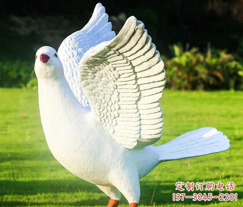 鹤壁写真雕塑和平鸽