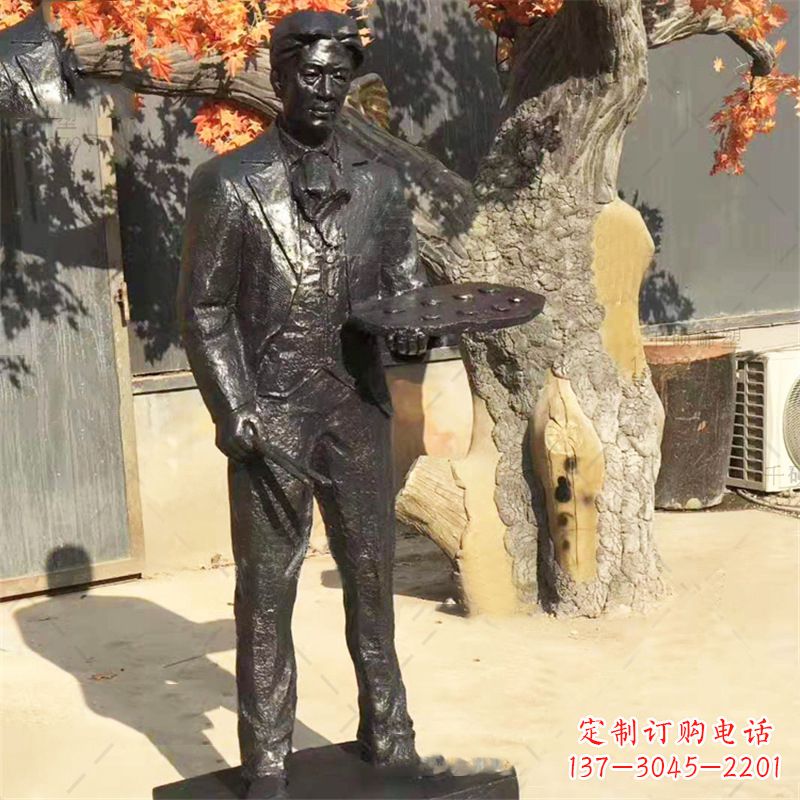 鹤壁徐悲鸿画画雕塑