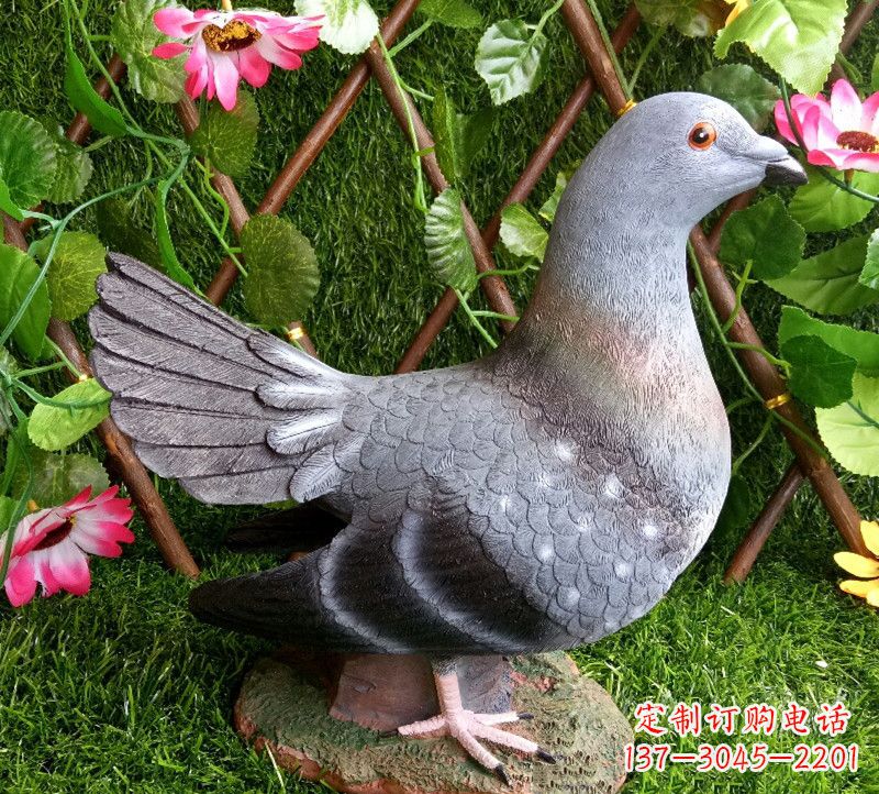 鹤壁学生和平鸽雕塑