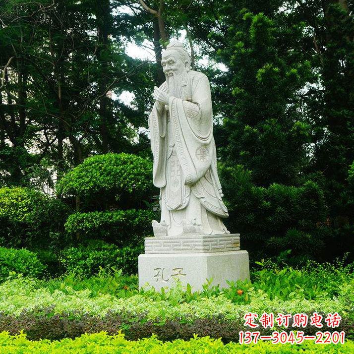 鹤壁学校名人铜像雕塑 孔子铜像雕塑