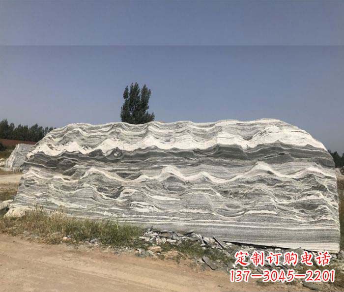 鹤壁雪浪石假山公园景观石雕