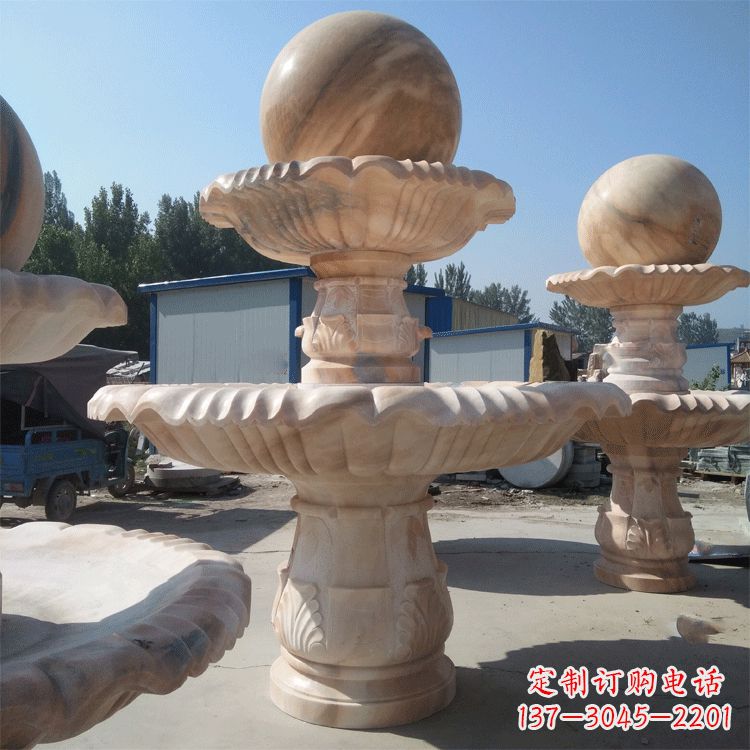 鹤壁一米的喷泉石雕