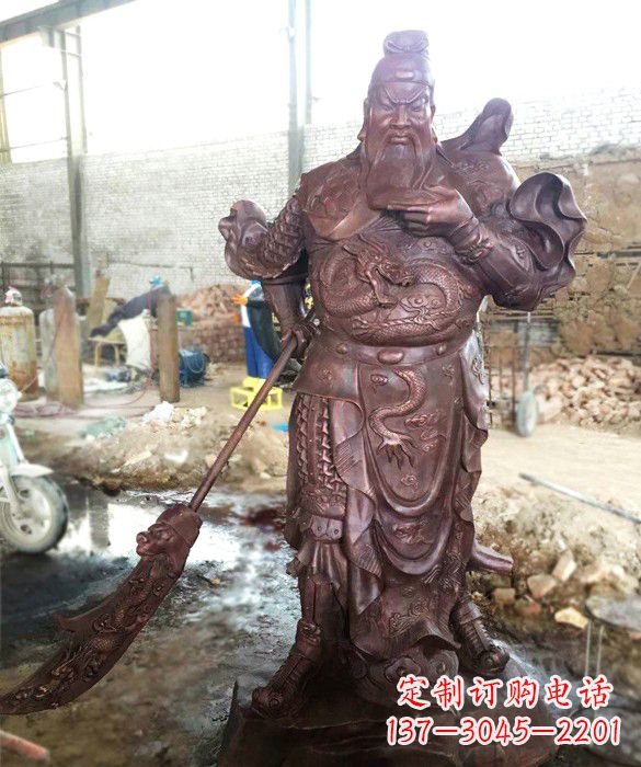 鹤壁义薄云天关公像