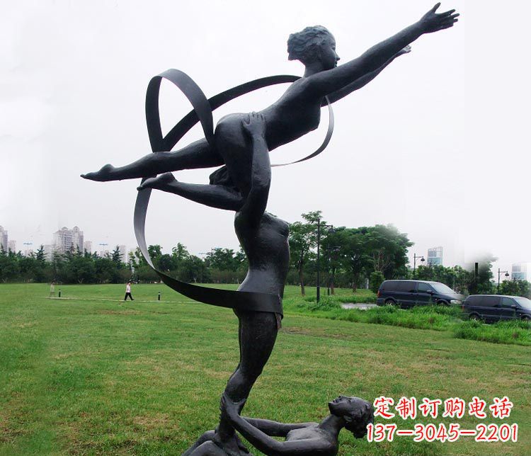 鹤壁艺术体操运动员雕塑