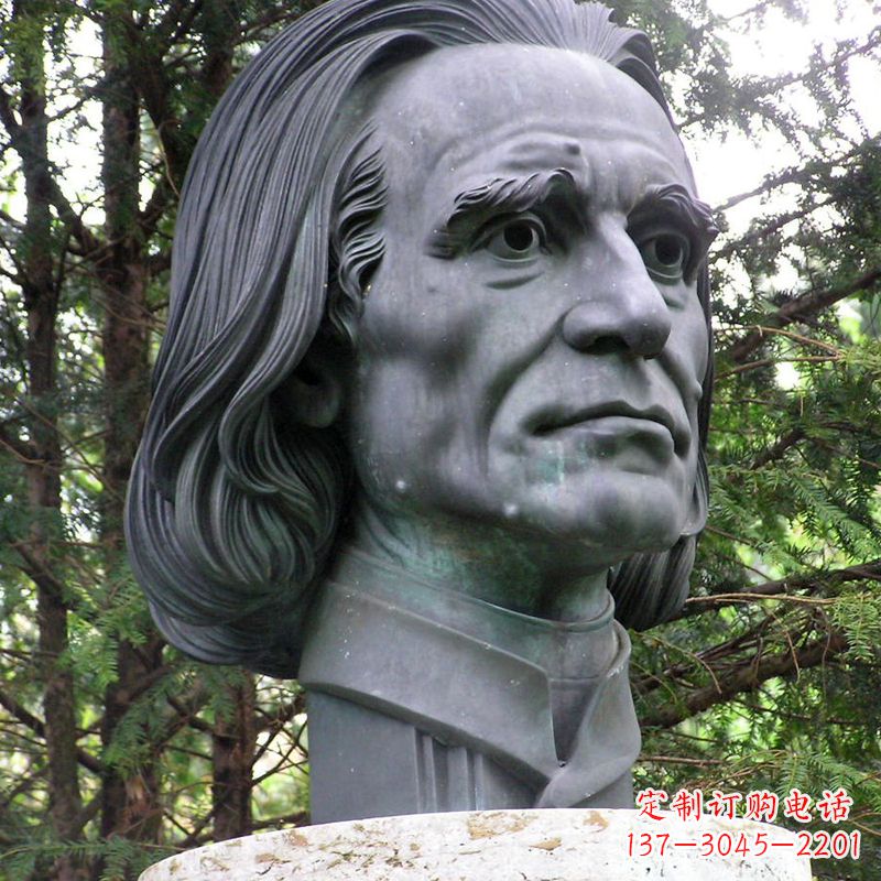 鹤壁英国著名外科医生利斯特铜雕头像雕塑