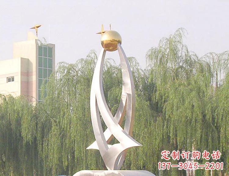 鹤壁园林不锈钢创意书籍雕塑