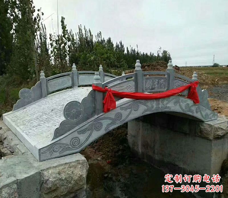 鹤壁园林仿古石拱桥景观雕塑
