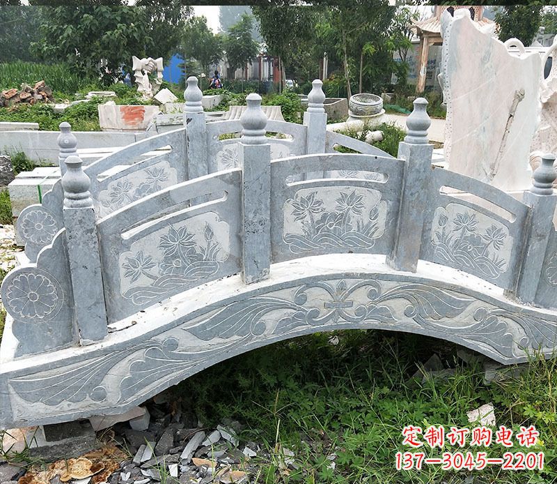 鹤壁园林仿古石拱桥景观石雕 (3)