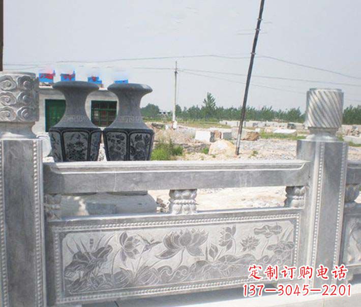 鹤壁园林仿古石栏板景观石雕 (3)