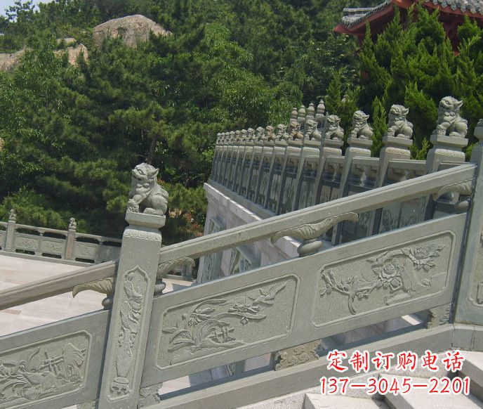 鹤壁园林仿古石栏板景观石雕 (4)