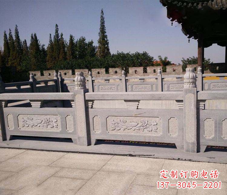 鹤壁园林仿古石栏板景观石雕 (2)