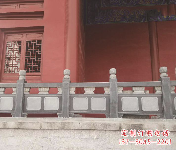 鹤壁园林仿古石栏板景观石雕 (8)