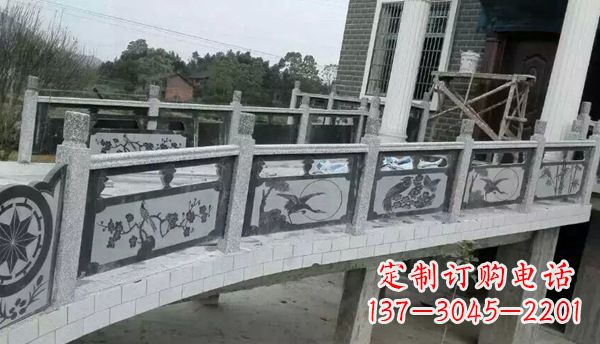 鹤壁园林仿古石栏板景观石雕 (10)