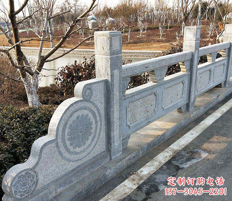 鹤壁园林仿古石栏板景观石雕_1