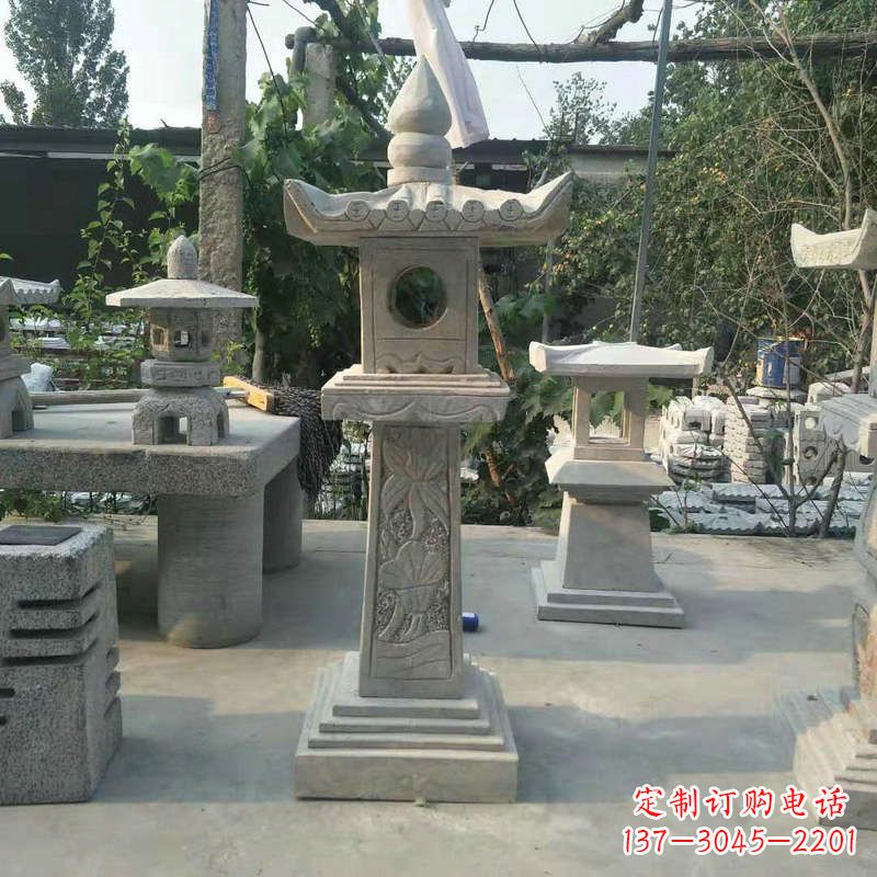 鹤壁园林仿古做旧中式石灯