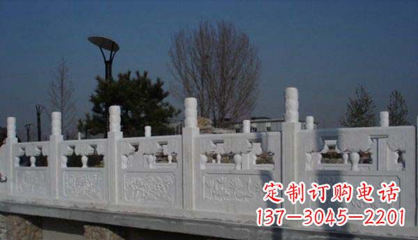 鹤壁园林汉白玉栏板景观石雕