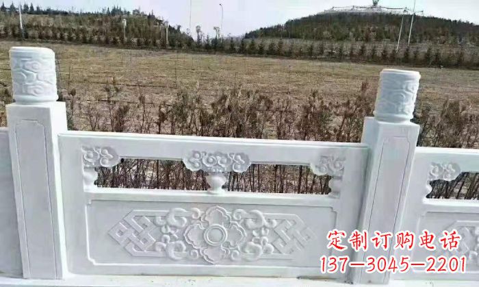 鹤壁园林汉白玉石浮雕栏板 (4)