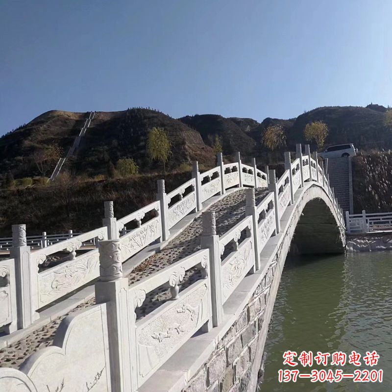 鹤壁园林景点石雕桥栏板