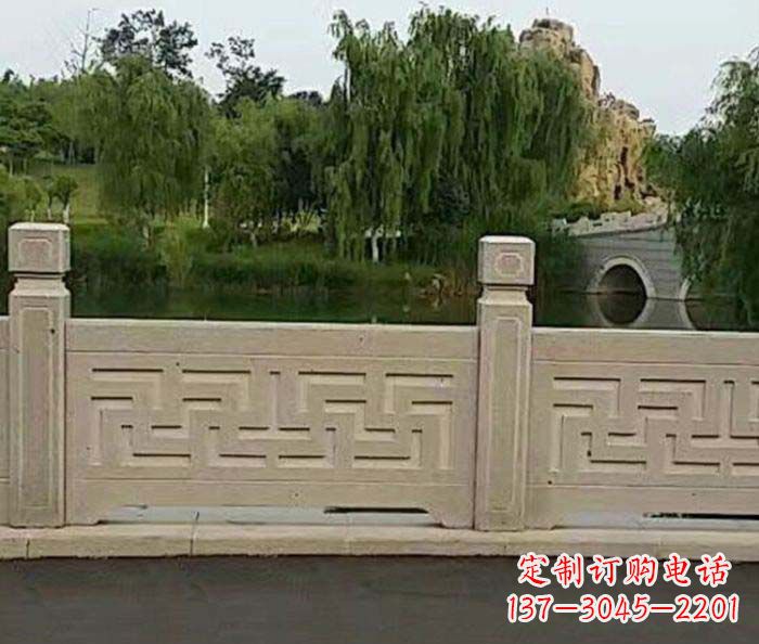鹤壁园林景观大理石栏板石雕 (4)