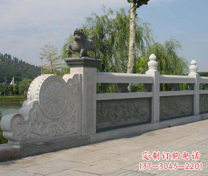 鹤壁园林景观大理石栏板雕塑