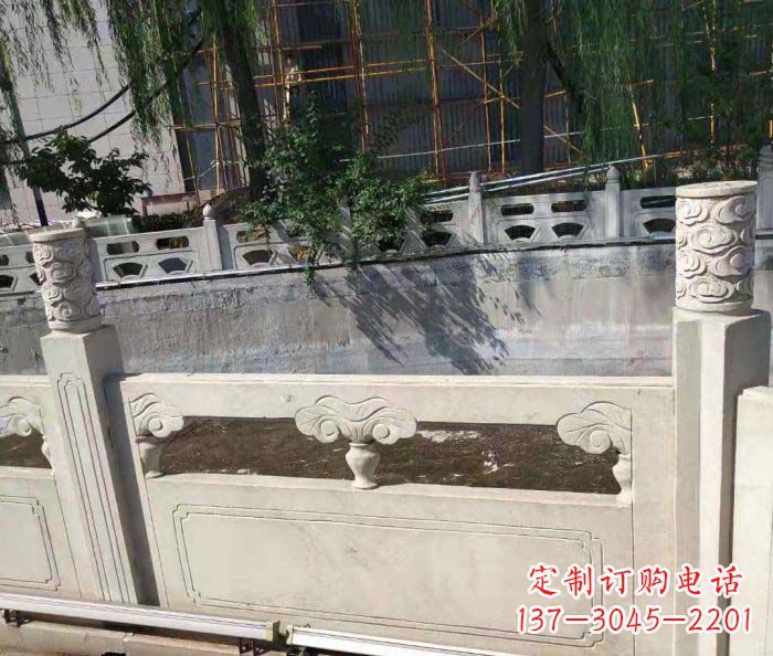 鹤壁园林景观大理石栏板石雕 (6)