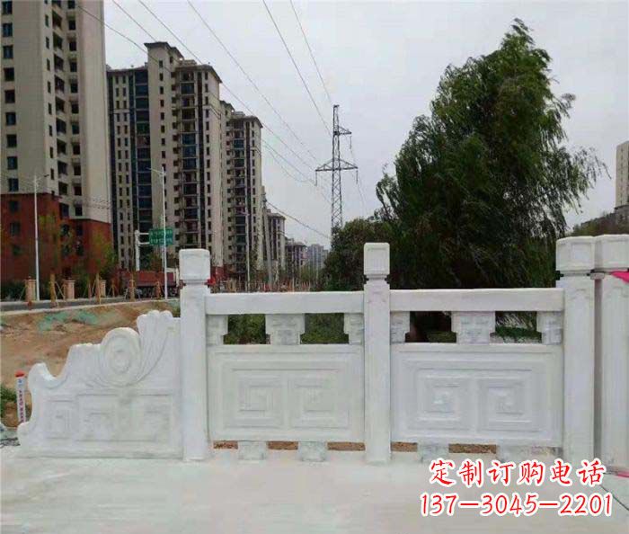 鹤壁园林景观大理石栏板石雕 (5)