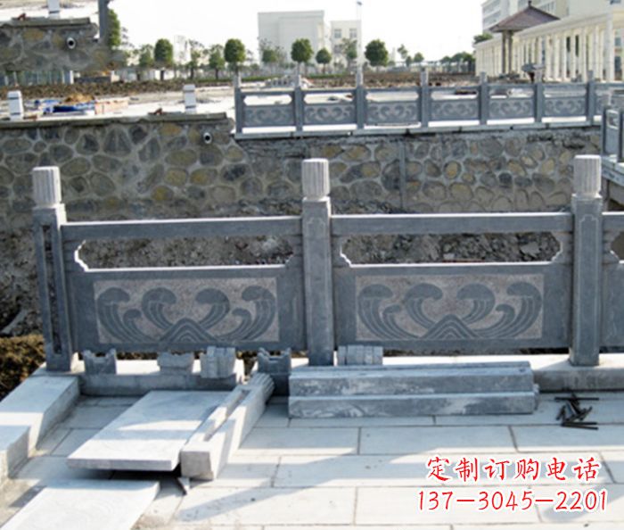 鹤壁园林景观大理石栏板石雕 (11)