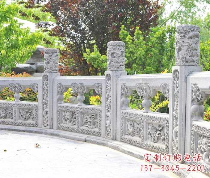鹤壁园林景观大理石栏板石雕 (9)