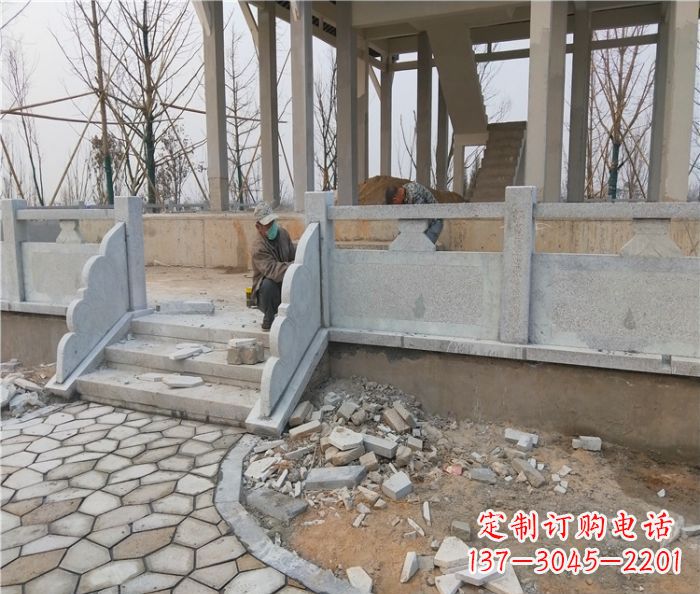 鹤壁园林景观大理石桥栏板石雕_2 (2)