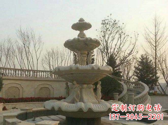 鹤壁园林景观大型喷泉石雕 (2)