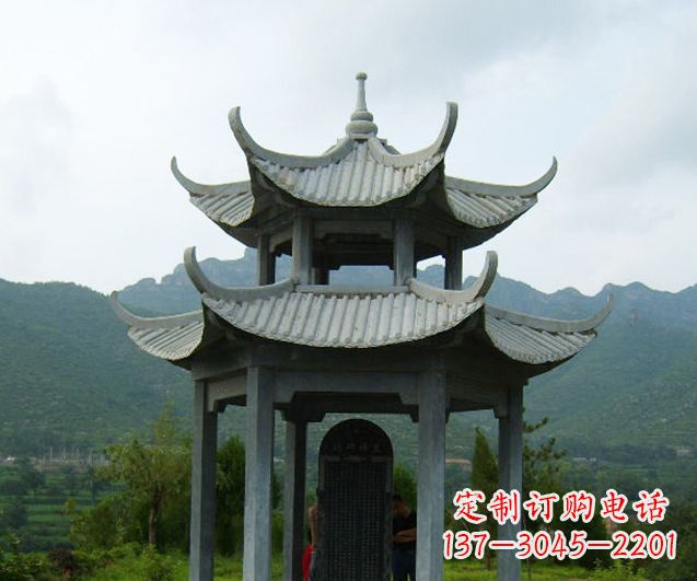 鹤壁园林景观仿古凉亭石雕