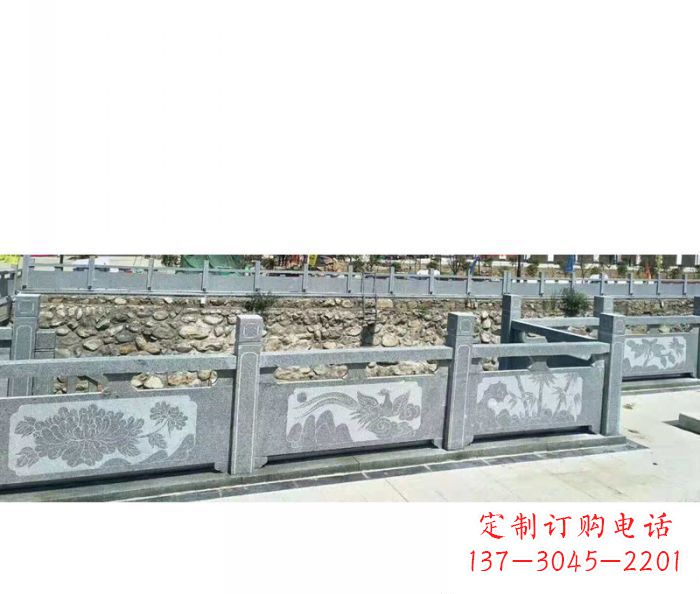 鹤壁园林景观仿古石雕栏板 (5)