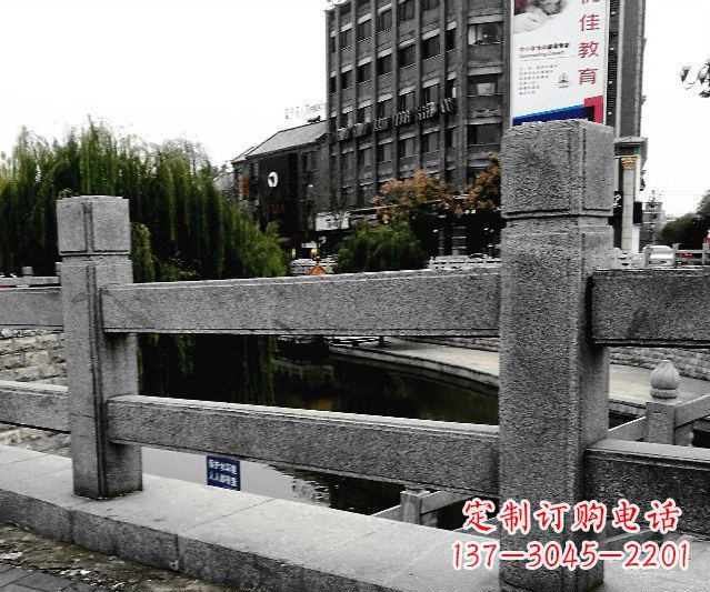 鹤壁园林景观仿古石雕栏板 (9)