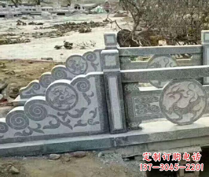 鹤壁园林景观仿古石雕栏板 (10)