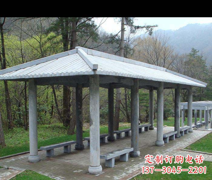 鹤壁园林景观仿古石雕长廊