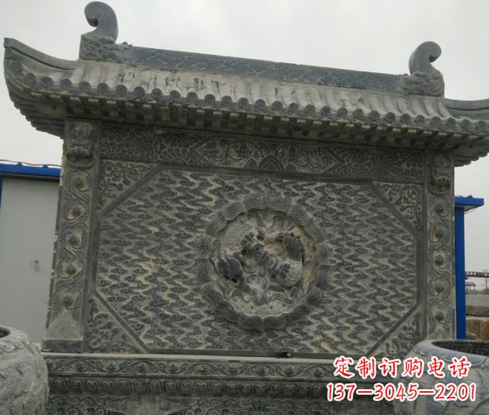 鹤壁园林景观仿古石雕影壁