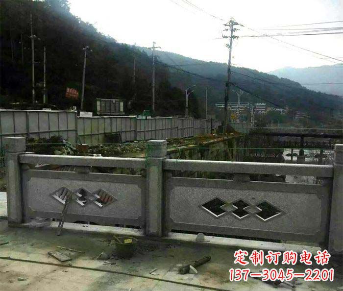 鹤壁园林景观仿古石浮雕栏板 (2)