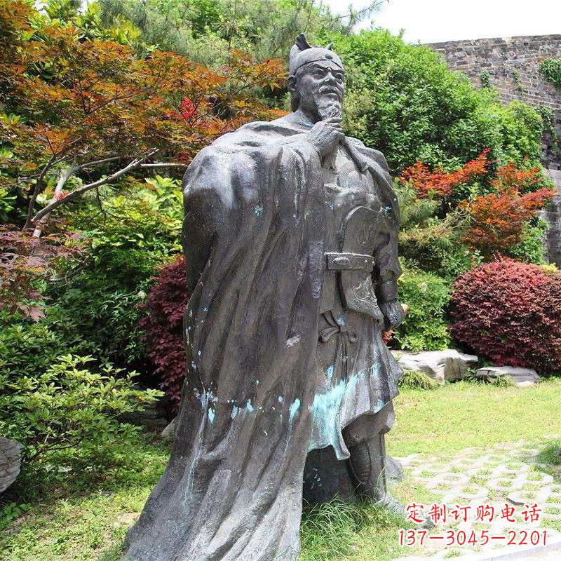 鹤壁园林历史人物明太祖朱元璋雕塑