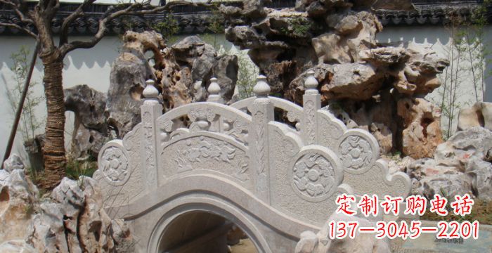 鹤壁园林小型石拱桥