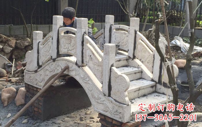 鹤壁园林小型石拱桥 (2)