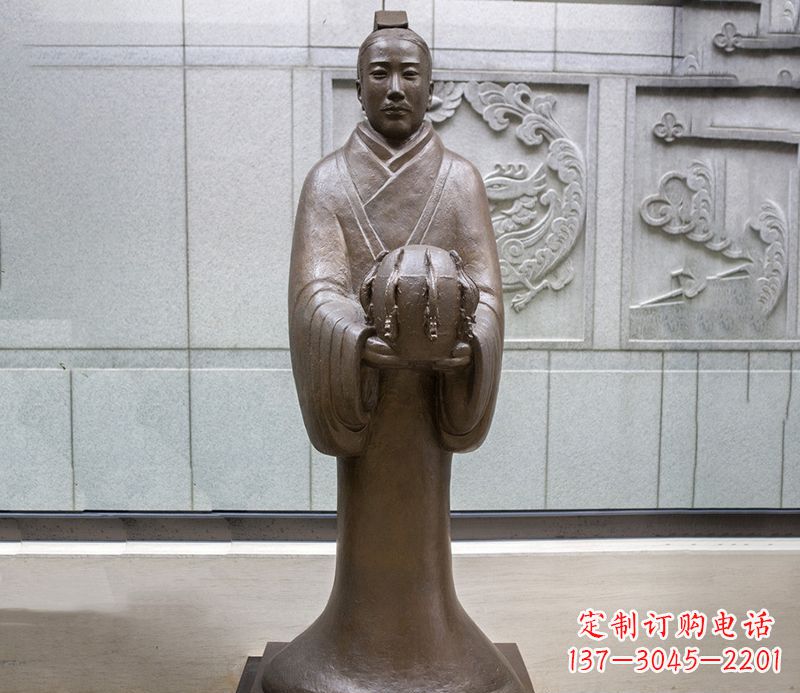 鹤壁张衡科学家 人物铜雕