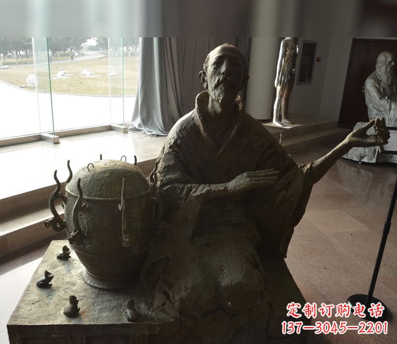 鹤壁张衡铜雕