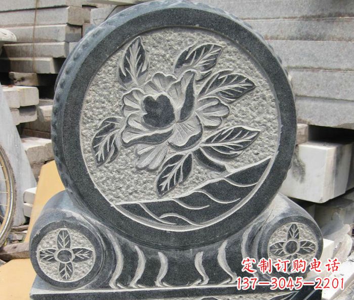 鹤壁招财抱鼓石仿古石门墩