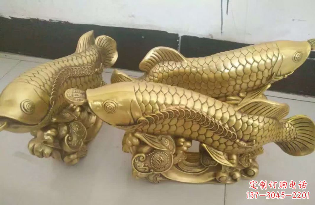 鹤壁招财金龙鱼雕塑